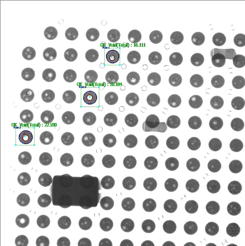 PCB BGA X-ray inspection